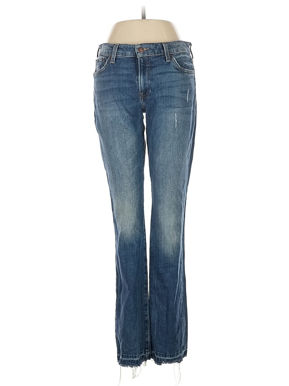 Lucky Brand Distressed Blue Flare Jeans